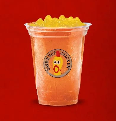 Dave's Burstin Mango Slusher drink